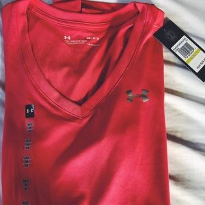 - Pink Under Armour Tee